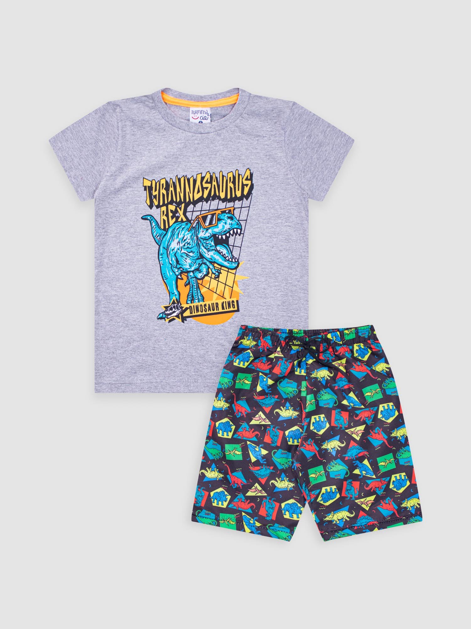 Conjunto Infantil Masculino T-Rex | Turminha e Cia